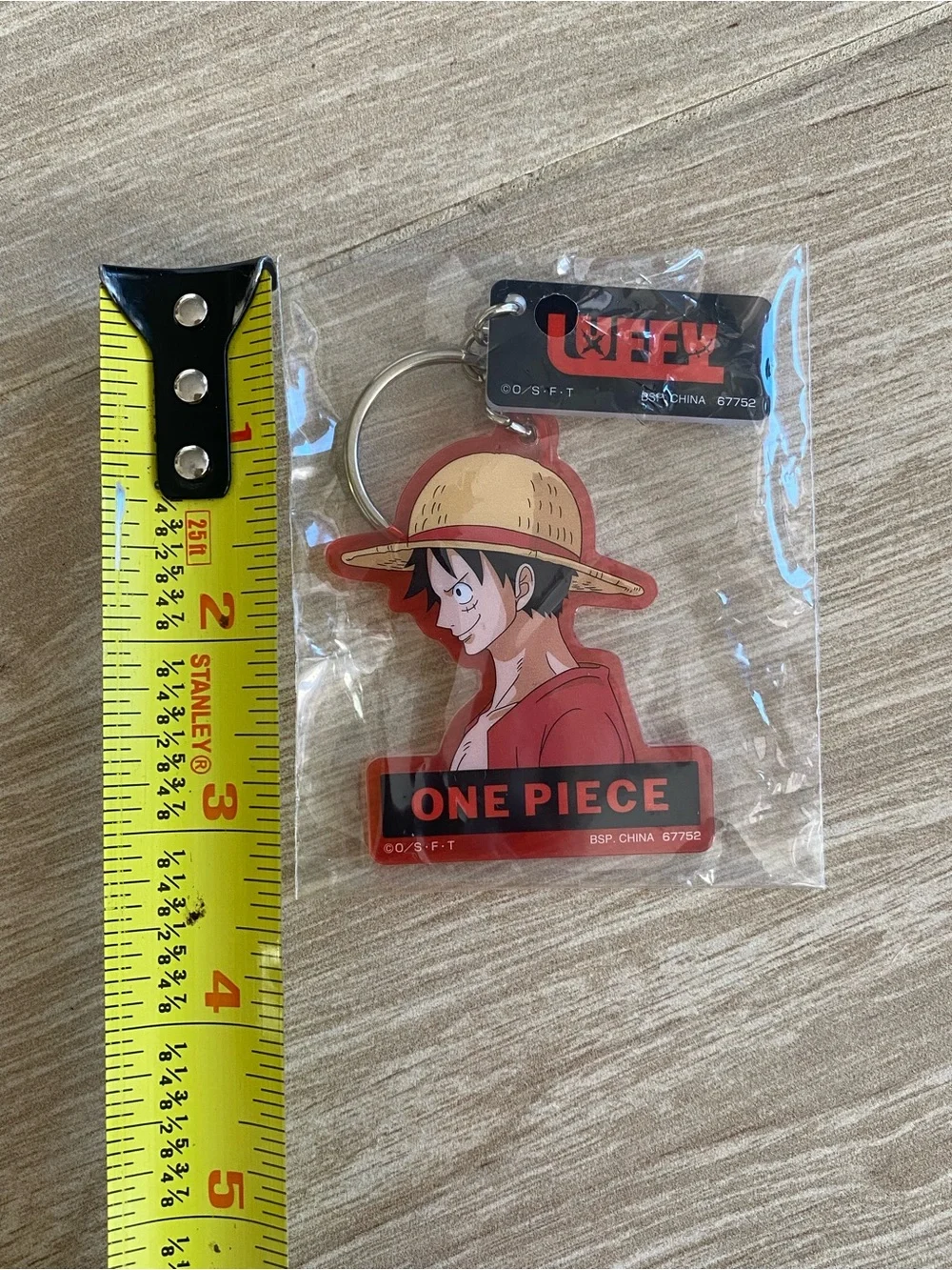 ONE PIECE Monkey D. Luffy Acrylic Keychain Bag Charm Anime Japan Import